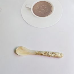 Shell Fragmented Flower Spoon And Fork Inlaid Sea Shell Treasures