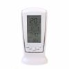 Multifunction Calendar Temperature Digital Alarm Clock with Blue Back Light Electronic Calendar Thermometer Led Clock With Time - White