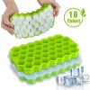 1pc Ice Tray Mold Honeycomb Silicone Ice Tray Hexagonal Ice Tray 37 Honeycomb Ice Trays - Blue