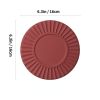 Eco Friendly Silicone Heat Insulation Pad Table Mat - Red - 16*16cm 100g