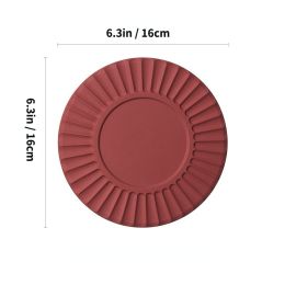 Eco Friendly Silicone Heat Insulation Pad Table Mat - Red - 16*16cm 100g