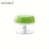 1pc Multifunctional Kitchen Manual Garlic Grinder Seasoning - Green