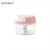 1pc Multifunctional Kitchen Manual Garlic Grinder Seasoning - Pink