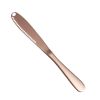 1pc; Stainless Steel Butter Knife; Cheese Cheese Knife; Butter Knife; Bread Jam Knife; For Baking Cream - Rose Gold