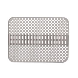 1pc Kitchen Silicone Drain Mat; Kitchen Sink Protection Anti-Scratch Mat; Non-Slip Card Bowl Card Position Mat; 16.93*12.6inch - Grey - 1PC