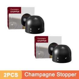 2/3 Pack Vacuum Red Wine Bottle Cap Stopper Silicone Sealed Champagne Leak-proof Retain Freshness Wine Plug Gift for Wine Lovers - Champagne 2 Packs