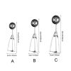 1pc Stainless Steel Ice Cream Ball Scoop Fruit Scoop - A-4cm