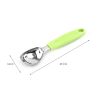 Kitchen Utensils Set 8 pieces Stainless Steel with Silicone Handle Non Stick Kitchenware Set Home Kitchen Tools Gadgets - green