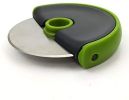 Pizza Cutter Wheel with Sharp Blade Pizza Slicer Comfortable and Safety Rubber Guard Easy to Cut and Clean Pizza Roller Blade - green