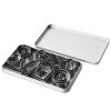 Mini Stainless Steel Mousse Ring Cookie Cutter Set Pentagram Cookie Mold 30 Pieces Baking Round Cookie Mold - NH0945