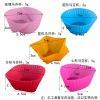 5pcs/Set Silicone Cake Mold Round Shaped Muffin Cupcake Baking Molds Kitchen Cooking Bakeware Maker DIY Cake Decorating Tools - SQUARE