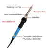 Adjustable Temperature Electric Soldering Iron V V 60W 80W Welding Solder Heating Nib Repair Tool - ur plug