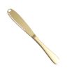 1pc; Stainless Steel Butter Knife; Cheese Cheese Knife; Butter Knife; Bread Jam Knife; For Baking Cream - Rose Gold