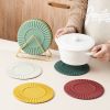 Eco Friendly Silicone Heat Insulation Pad Table Mat - Red - 16*16cm 100g