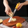 Stainless steel fruit cheese grater Chocolate lemon rind cheese crumb grater Grater kitchen tools - Shredder-black