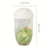 1pc Salad Cup; Household Salad Cup; Portable Salad Cup; Lunch Cup - Green