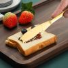 1pc; Stainless Steel Butter Knife; Cheese Cheese Knife; Butter Knife; Bread Jam Knife; For Baking Cream - Rose Gold