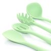 Cooking Baking 10 PCS Spatula Set High Heat Resistant Kitchen Utensil Set  - Green - Kitchen Tools 12 Pcs