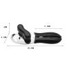 Manual Can Opener Multi-Function 4-in-1 Stainless Steel Handy Can Bottle Opener Ergonomic Anti Slip Grip Handle Kitchen Tools - black