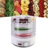 Free shipping 350W 5-Layer Household Dried Fruit Dehydrator Machine Fruit Food Dryer 15L Us 110V  YJ  - picture