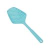 1pc Kitchen Gadget Colander Spatula Leaking Net Strainer Soup Spoon Line Leak Thick Nylon Large Spoon Silicone Leak Ice Shovel 13.5in*4.92in - Red