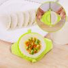 DIY Kitchen Gadget Dough Press Mould Meat Pie Ravioli Dumpling Maker Mold Tool - Transparent